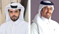 QIIB Chief of Business Development and Alternative Channels Omar Abdulaziz Al Meer (left) and Director PR at Ooredoo Sabah Rabia Al Kuwari