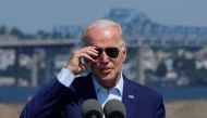 US President Joe Biden delivers remarks on climate change and renewable energy at the site of the former Brayton Point Power Station in Somerset, Massachusetts, US, on July 20, 2022. (REUTERS/Jonathan Ernst)