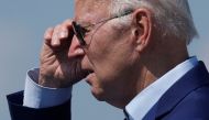 U.S. President Joe Biden delivers remarks on climate change and renewable energy at the site of the former Brayton Point Power Station in Somerset, Massachusetts, U.S., July 20, 2022. REUTERS/Jonathan Ernst

