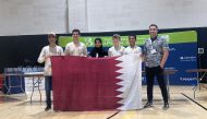 Winning students from Qatar at the International SeaPerch Challenge.