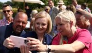 British Foreign Secretary and Conservative leadership candidate Liz Truss attends a Conservative Party leadership campaign event in Marden, Britain, July 23, 2022. REUTERS/Henry Nicholls
