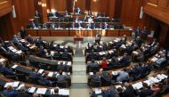 Lebanese members of Parliament attend a legislative session in Beirut, Lebanon, July 26, 2022. (REUTERS/Mohamed Azakir)