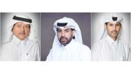 FROM LEFT: Sheikh Faisal bin Qassim Al Thani, Chairman of Aamal, Sheikh Mohamed bin Qassim al Thani, Managing Director of Aamal and Rashid Al Mansoori, Chief Executive Officer of Aama