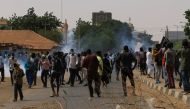 Protesters march during a rally against military rule following the last coup, in Khartoum, Sudan, July 31, 2022. (REUTERS/Mohamed Nureldin Abdallah)