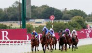 On Day 2 in the Qatar Sussex Stakes, Baaeed won the ‘Duel on the Downs’ title.