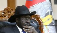 File Photo: South Sudan's President Salva Kiir at the State House in Juba, South Sudan, February 15, 2020. (REUTERS/Jok Solomun)