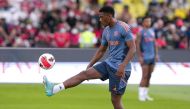 July 11, 2022 Manchester United's Anthony Martial during training REUTERS/Athit Perawongmetha

