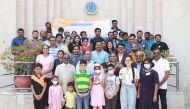 President of ICC P N Babu Rajan with other officials and participants during the event.