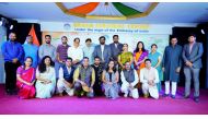 ICC officials with artistes and participants during the event.
