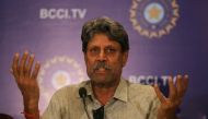 Kapil Dev, former Indian cricket captain and a member of the country's cricket board BCCI's Cricket Advisory Committee, speaks during a news conference in Mumbai, India, August 16, 2019. Reuters/Francis Mascarenhas