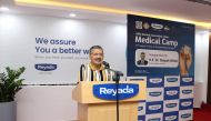 H E Dr Deepak Mittal, Ambassafor of India, during the inauguration of free medical camp organised by Reyada Medical Centre in Association with AMU Alumni Association Qatar.