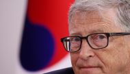 Microsoft Corp co-founder Bill Gates attends a meeting with South Korea's National Assembly Speaker Kim Jin-pyo at the National Assembly in Seoul, South Korea, August 16, 2022. REUTERS/Kim Hong-Ji/Pool