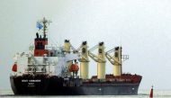 File Photo: The Lebanese-flagged bulk carrier Brave Commander leaves the sea port of Pivdennyi with wheat for Ethiopia after restarting grain export, amid Russia's attack on Ukraine, in the town of Yuzhne, Odesa region, Ukraine, August 16, 2022. (REUTERS/Igor Tkachenko)