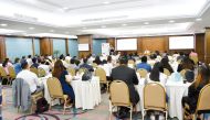 Participants during the training workshop organised by Qatar Chamber, recently. 