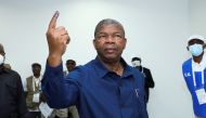 Angola's President and leader of the People's Movement for the Liberation of Angola (MPLA) ruling party Joao Lourenco gestures after casting his vote in a general election in the capital Luanda, Angola August 24, 2022. Reuters/Stringer