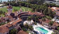 An aerial view of former US President Donald Trump's Mar-a-Lago home, in Palm Beach, Florida, on August 15, 2022. REUTERS/Marco Bello/File Photo
 