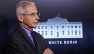 National Institute of Allergy and Infectious Diseases Director Dr. Anthony Fauci attends the daily coronavirus task force briefing at the White House in Washington, on April 13, 2020. File Photo / Reuters