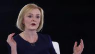 Conservative leadership candidate Liz Truss speaks as she is interviewed by British radio host Nick Ferrari during a hustings event, part of the Conservative party leadership campaign, in London, Britain August 31, 2022. REUTERS/Hannah McKay