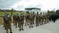Ivorian soldiers are seen during the inauguration of a new international academy that will train civilian security experts and military officers in the fight against terrorism, in Jacqueville, Ivory Coast, on June 10, 2021. File Photo / Reuters
