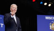 US President Joe Biden delivers remarks on Labour Day at Henry Maier Festival Park in Milwaukee, Wisconsin, on September 5, 2022. REUTERS/Elizabeth Frantz