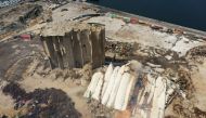 File photo: A view shows the collapsed northern section of the Beirut grain silos, damaged in the August 2020 port blast, in Beirut Lebanon August 23, 2022. Reuters/Issam Abdallah/File Photo
