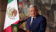 Mexican President Andres Manuel Lopez Obrador holds his fourth state of the union address at the National Palace in Mexico City, on September 1, 2022. REUTERS/Henry Romero/File Photo