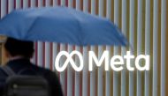 The logo of Meta Platforms is seen in Davos, Switzerland, May 22, 2022. Picture taken on May 22, 2022.  File Photo / Reuters
