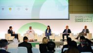Deputy Undersecretary for Economic Affairs at the Ministry of Finance H E Dr. Saud Abdullah Al Attiyah with other participants during the session. 