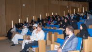 Teachers and officials during a workshop held at the 3-2-1 Qatar Olympic and Sports Museum.