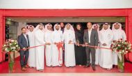 Officials during the re-opening ceremony, in Doha, recently. 