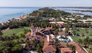 An aerial view of former US President Donald Trump's Mar-a-Lago home after Trump said that FBI agents raided it, in Palm Beach, Florida, on August 15, 2022. File Photo / Reuters
