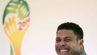 Former Brazil striker Ronaldo during a news conference in Rio de Janeiro on December 1, 2011.  File Photo / Reuters
