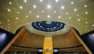 Canada's Minister of Foreign Affairs Melanie Joly addresses the 77th Session of the United Nations General Assembly at UN Headquarters in New York City on September 26, 2022. REUTERS/Eduardo Munoz