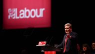 British Labour Party leader Keir Starmer speaks at the Britain's Labour Party annual conference in Liverpool, Britain, on September 27, 2022. REUTERS/Henry Nicholls
