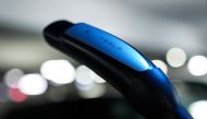 A Tesla electric car charging station is seen in the parking garage of Union Station in Washington, U.S., September 29, 2022. REUTERS/Sarah Silbiger