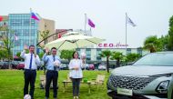 Chery International’s Vice-President Qin, Director of Marketing Department Nick Xuan, and Product Director of Omoda Lilian Xiong, during the ‘direct connection’ live stream event with Qatari media, recently. 