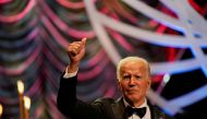 US President Joe Biden attends the 2022 Phoenix Awards Dinner at the Walter E Washington Convention Center in Washington, US, October 1, 2022. Reuters/Elizabeth Frantz
 