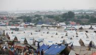 A view shows tents of the displaced people, following rains and floods during the monsoon season in Sehwan, Pakistan September 14, 2022. REUTERS/Akhtar Soomro/File Photo
