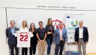 Officials at the CrosSport project’s launch in Lisbon, Portugal.
