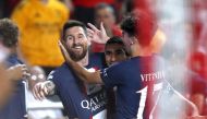 Lionel Messi scores for Paris Saint-Germain during the Champions League Group H match against Benfica, in Lisbon, Portugal, yesterday.