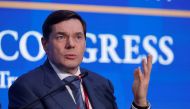 File Photo: Alexey Mordashov during a session of the St. Petersburg International Economic Forum in Saint Petersburg, Russia, June 16, 2022. (REUTERS/Maxim Shemetov)