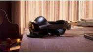 Meta's Quest Pro virtual and mixed reality headset sits on a charging dock along with its two controllers, in this undated handout picture. Meta/Handout via REUTERS 