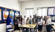 Maker Majlis and Earthna team members with participants at the workshop. 