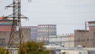 A view shows the Zaporizhzhia Nuclear Power Plant in the course of Russia-Ukraine conflict outside Enerhodar in the Zaporizhzhia region, Russian-controlled Ukraine, October 14, 2022. REUTERS 