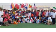 Participants during Soccer Fiesta 2022 organised by QVPF at Al Jazeera Academy.