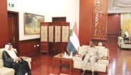 Vice-President of the Transitional Sovereignty Council in Sudan H E Lieutenant-General Mohamed Hamdan Dagalo meeting Ambassador of Qatar to Sudan H E Abdulrahman bin Ali Al Kubaisi.