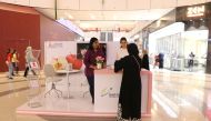 A view of PHCC Breast Cancer Awareness booth at the DFC.