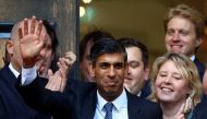 New leader of the Britain's Conservative Party Rishi Sunak walks outside the Conservative Campaign Headquarters, in London, Britain, on October 24, 2022. REUTERS/Hannah McKay