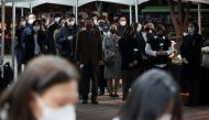 People visit a group memorial for the victims of the crowd crush that happened during Halloween festivities, at Seoul City Hall Plaza in Seoul, South Korea, November 3, 2022. REUTERS/Kim Hong-Ji