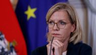 Austrian Energy Minister Leonore Gewessler attends a news conference in Vienna, Austria, August 31, 2022. REUTERS/Leonhard Foeger/File Photo/File Photo

